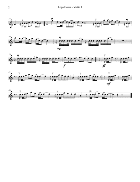 Lego House String Quartet Page 2