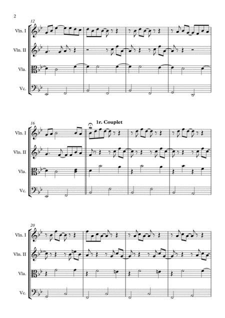 Les Barricades Mystrieuses String Quartet Page 2