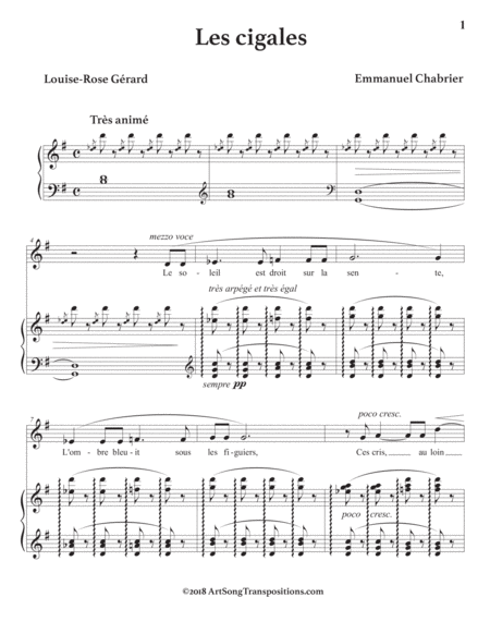 Les Cigales G Major Page 2