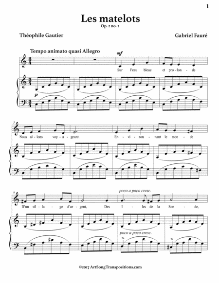 Les Matelots Op 2 No 2 C Major Page 2