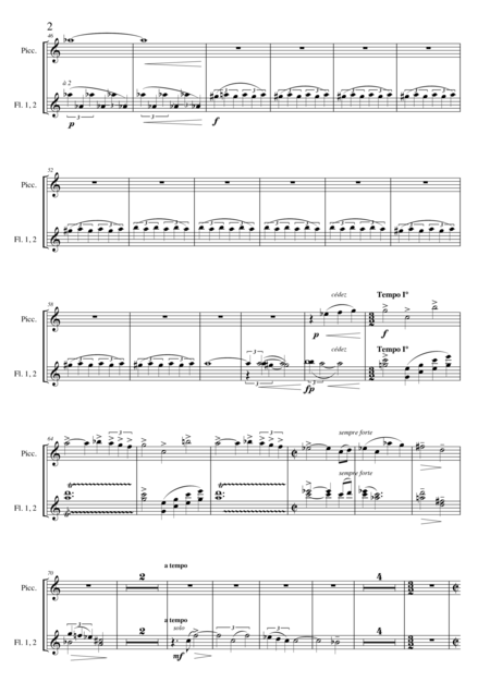 Les Murmures Du Vent Whispering Wind Transcription For Symphonic Orchestra Set Of Parts Page 2