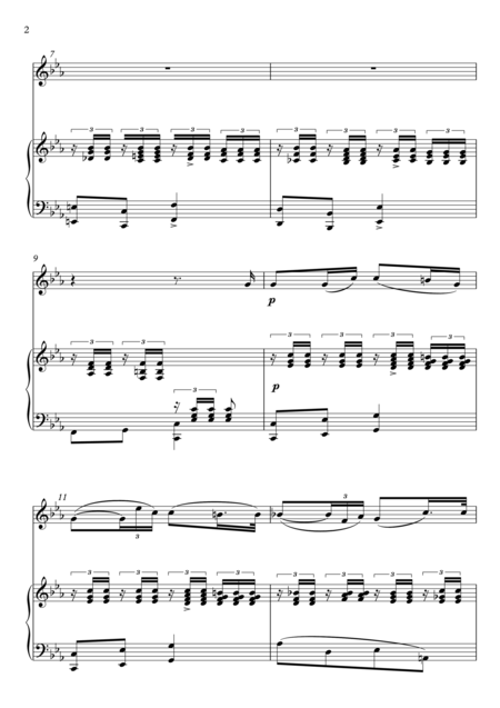 Les Plaintes Flute Piano Duet De Schubert Page 2