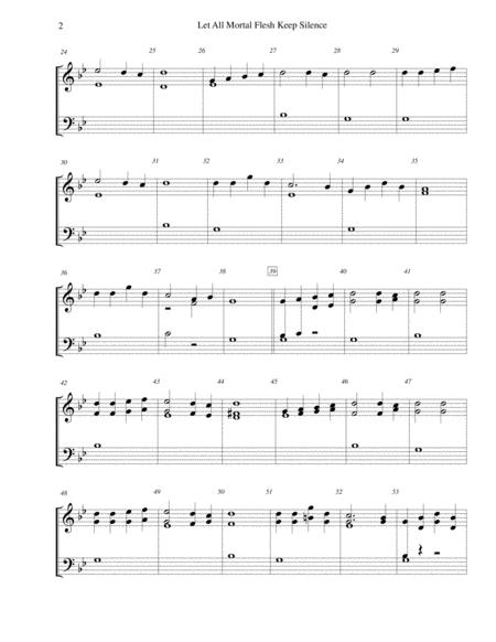 Let All Mortal Flesh Keep Silence For 2 Octave Handbell Choir Page 2