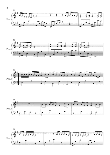 Let Her Go By Passenger Piano Page 2