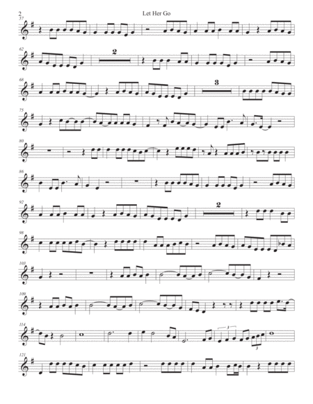 Let Her Go Soprano Sax Page 2