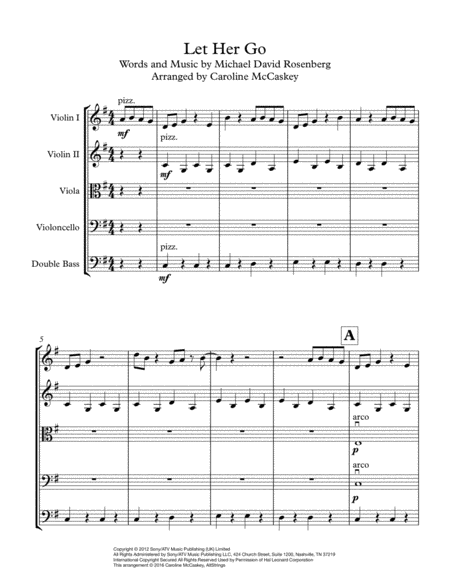 Let Her Go String Orchestra Page 2