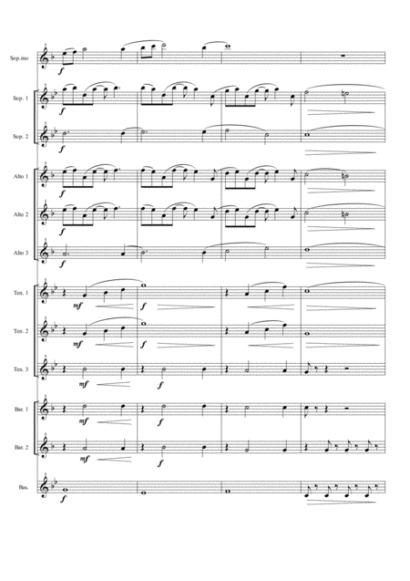 Let It Go From Frozen For Saxophone Ensemble Page 2