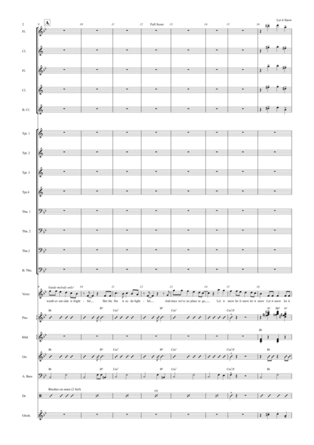 Let It Snow Let It Snow Let It Snow Big Band Vocal Key Bb Page 2