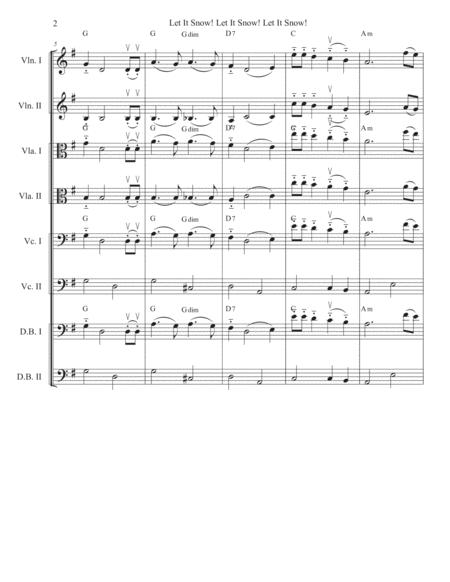 Let It Snow Let It Snow Let It Snow For String Solo Or Ensemble Page 2