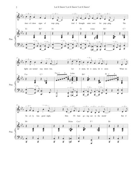 Let It Snow Let It Snow Let It Snow For Unison Choir Page 2