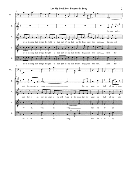 Let My Soul Rest Forever In Song Page 2