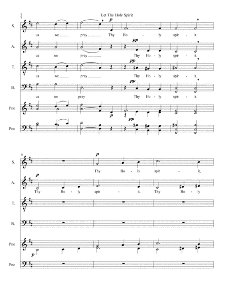 Let Thy Holy Spirit Satb Page 2