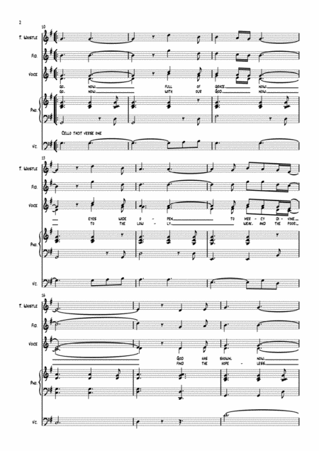 Let Us Go Now Complete Score Page 2