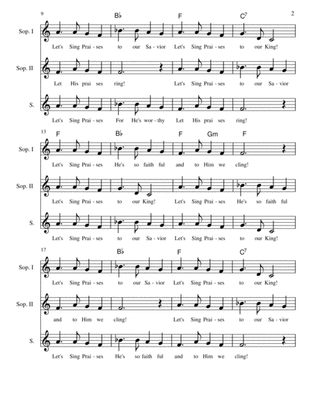 Lets Sing Praises Round Page 2