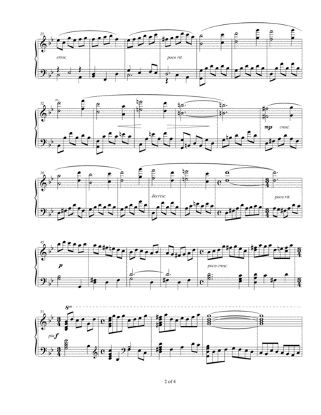 Life Like Water Flowing Piano Solo Page 2