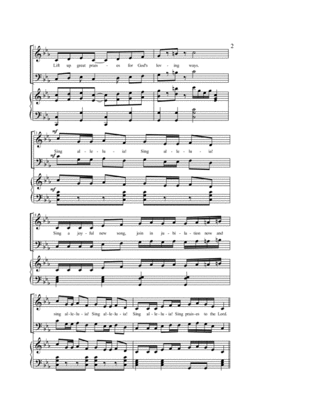 Lift Up Great Praise Choral Anthem Satb Page 2