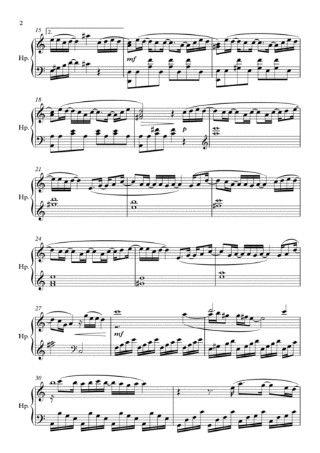 Like A Star Pedal Harp Solo Page 2
