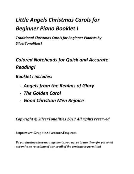 Little Angels Christmas Carols For Beginner Piano Booklet I Page 2