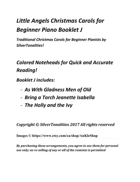 Little Angels Christmas Carols For Beginner Piano Booklet J Page 2