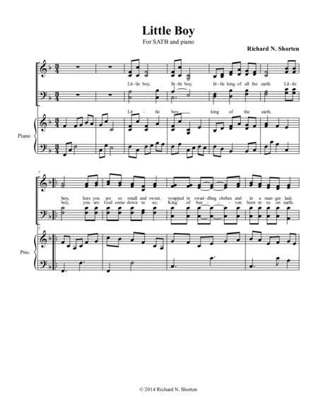 Little Boy With Piano Page 2