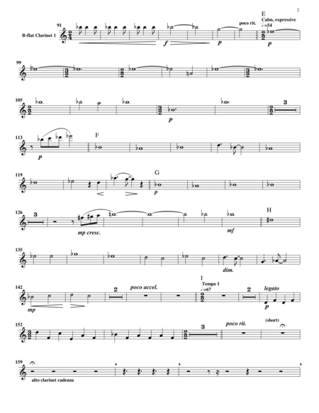 Little Concerto For Alto Clarinet And Clarinet Choir Set Of Parts Page 2