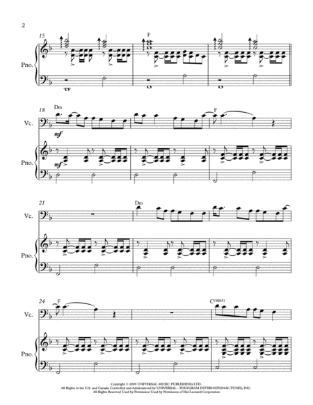 Little Lion Man Piano And Cello Page 2