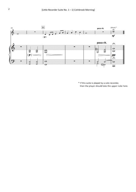 Little Recorder Suite No 1 Page 2