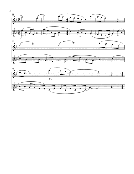 Little Suite Duet For Any Combination Of Woodwind Instruments Page 2