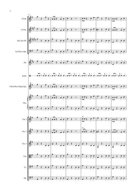 Little Tango For Flexible School Ensemble Orchestra Page 2