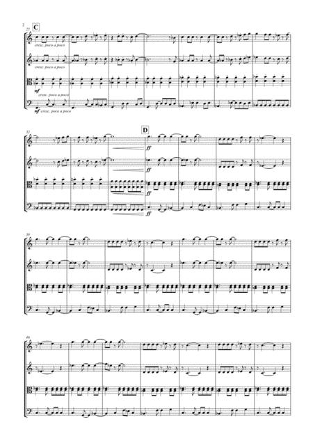 Livin La Vida Loca By Ricky Martin Arranged For String Quartet Page 2