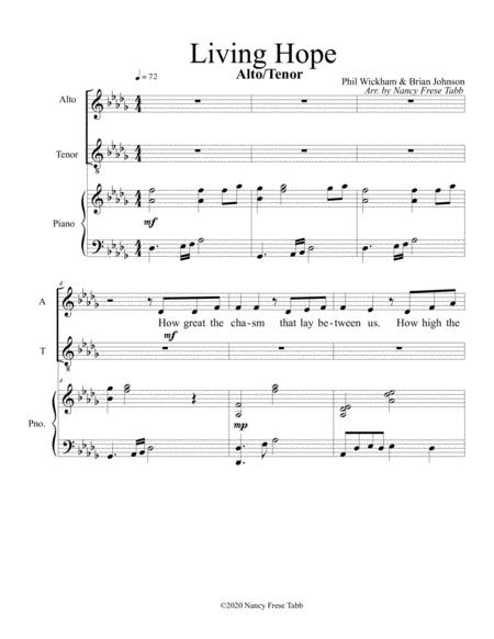 Living Hope Alto And Tenor Duet Page 2