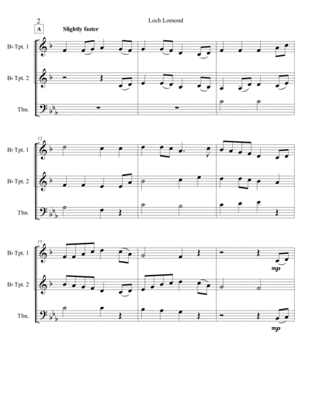 Loch Lomond As Played By Gaelic Brass Page 2