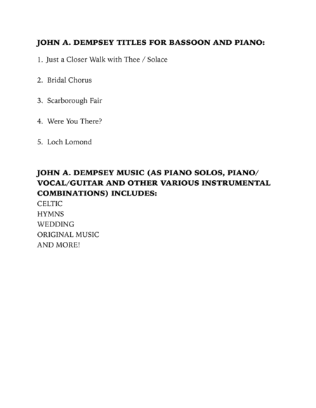 Loch Lomond Bassoon And Piano Page 2