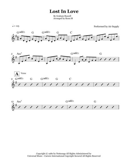 Lost In Love Performed By Air Supply Page 2