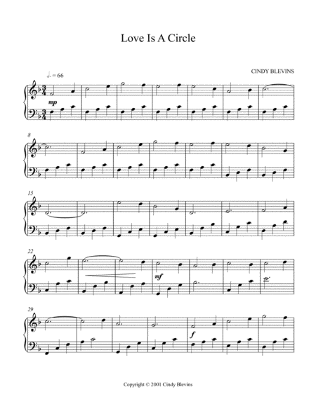 Love Is A Circle An Original Piano Solo From My Piano Book Serendipity Page 2