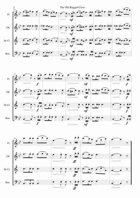 Love Lifted Me For Woodwind Quartet Page 2