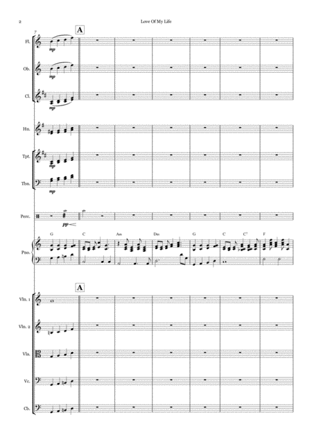 Love Of My Life Piano And Ensemble Accompaniment Page 2