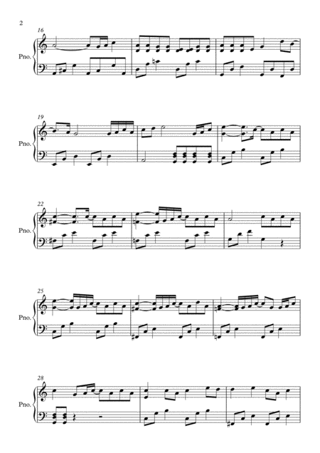 Love On Top By Beyonce Piano Page 2