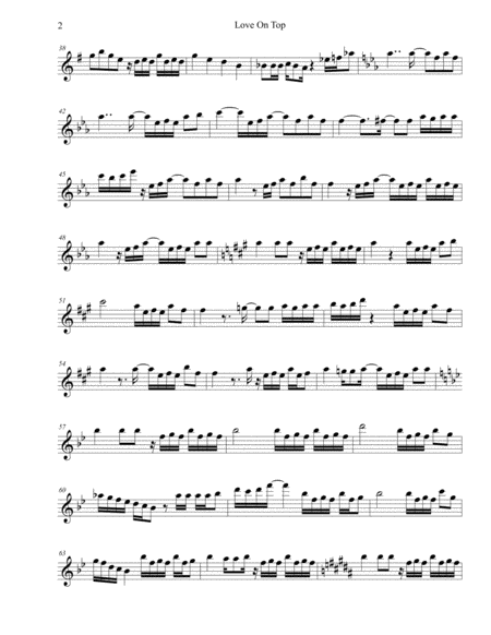 Love On Top English Horn Page 2