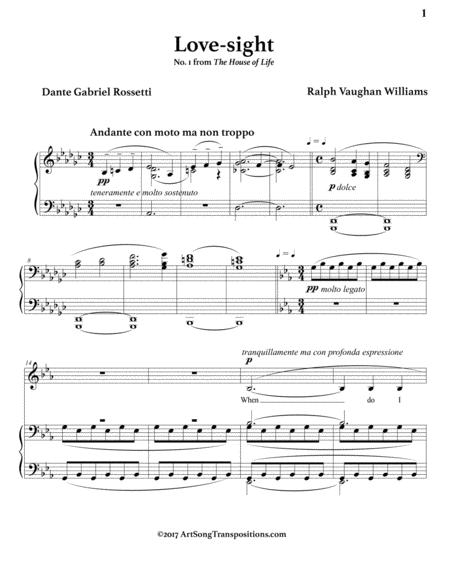 Love Sight E Flat Major Low Key Page 2