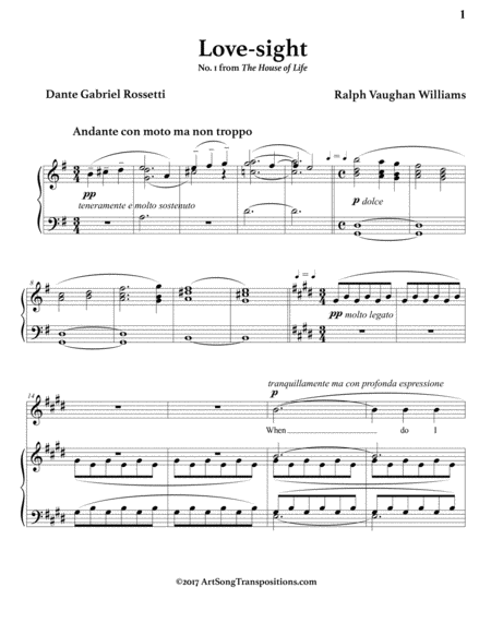 Love Sight E Major High Key Page 2