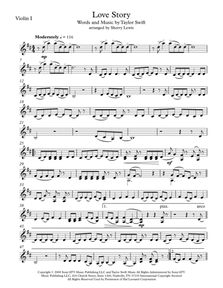 Love Story String Duo For String Duo Page 2