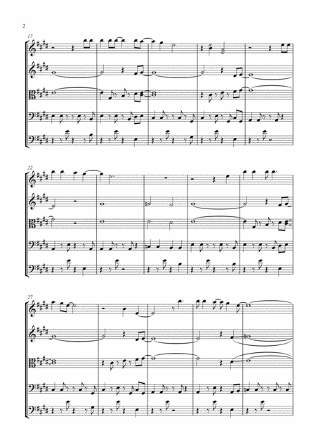 Lovely Day String Quintet String Orchestra Page 2