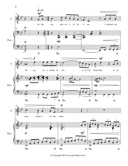 Loves Ancient And Forbidden 3 Songs For Tenor And Piano Page 2