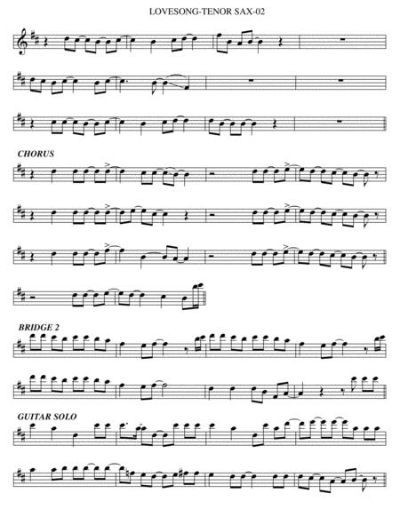 Lovesong Tenor Sax Page 2