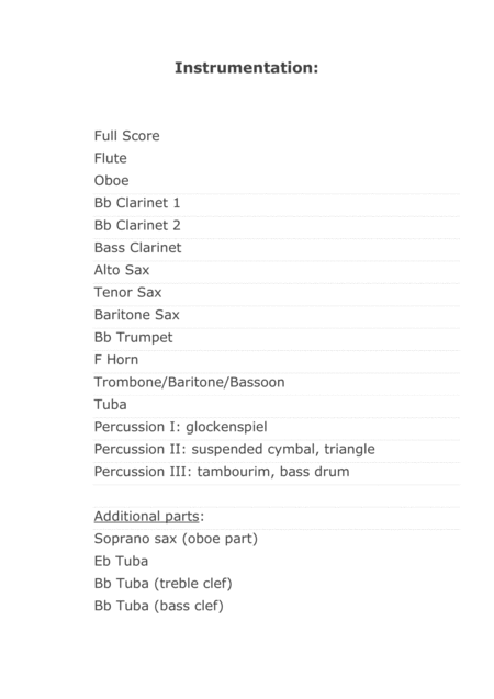 Lua Branca White Moon For Concert Band Page 2