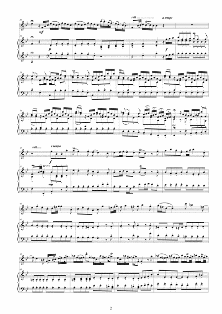 Lucchesini Flute Concerto In G Minor Cs Lr3 For Flute And Cembalo Or Piano Page 2