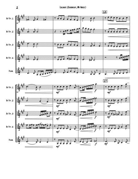 Lullabye Goodnight My Angel For Trumpet Ensemble Page 2