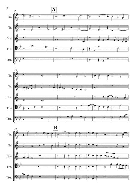 Macque Giovanni De A Che Fai Che L Mio Core Brass Quintet Page 2
