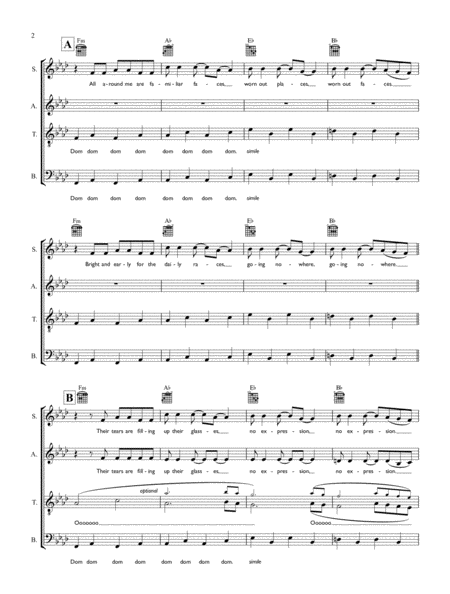 Mad World Satb Guitar Page 2